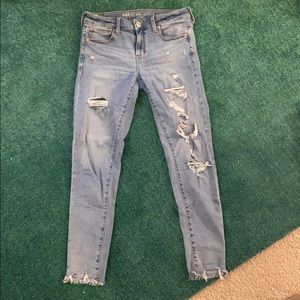 American Eagle Distressed Jeggings
